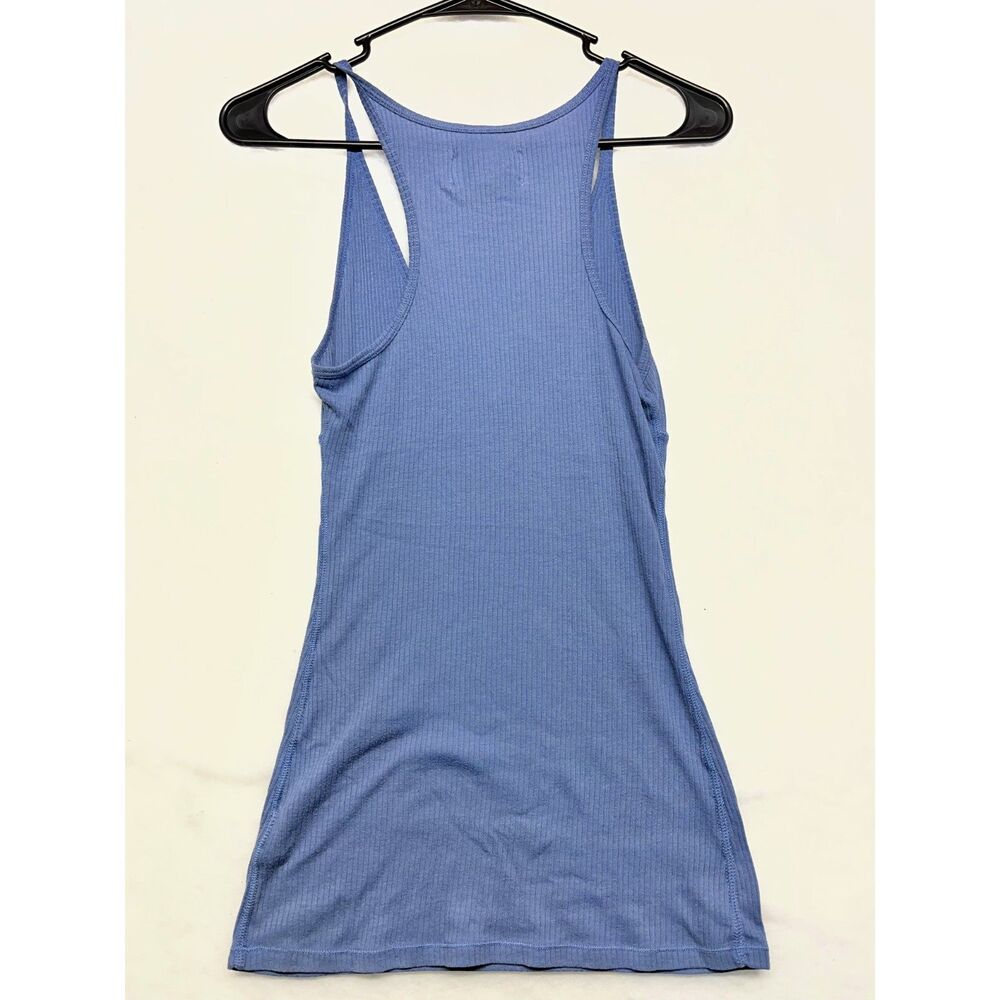 Vintage Abercrombie & Fitch Y2K ribbed tank top blue small layering tank top - Picture 9 of 9